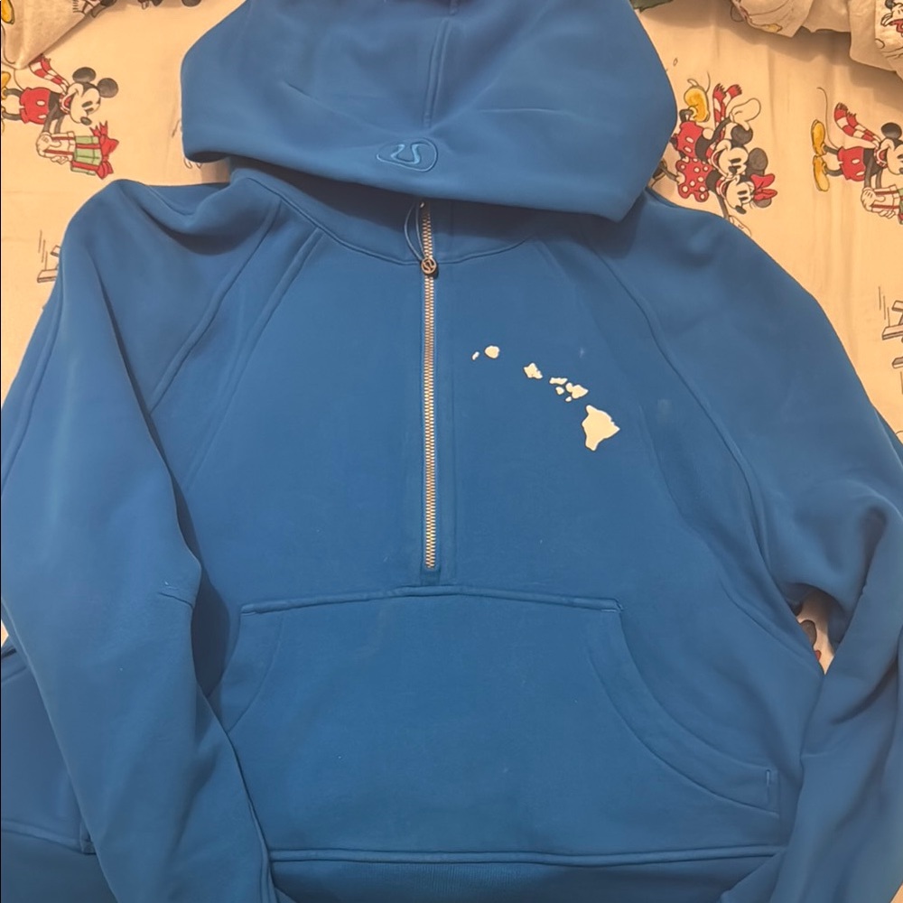 Lululemon Blue Half-Zip Hoodie